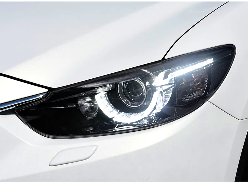 Автомобильный Стайлинг для Mazda Atenza Mazda6 фары светодиодный mazda 6 фары DRL Объектив Двойной Луч Ксеноновые аксессуары