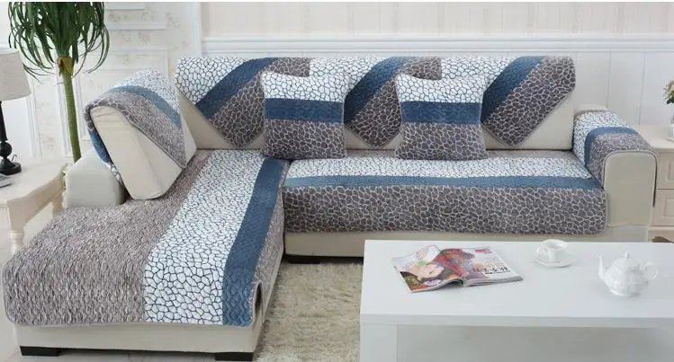 1 шт Руна Ткань Диван Обложка Европейский Стиль Мягкий Современный диван Чехол