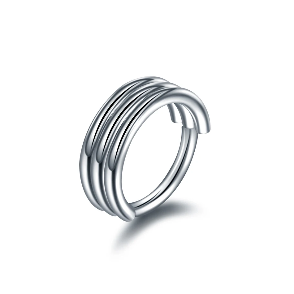 1 шт. стальное кольцо для пирсинга Daith Helix Rook пирсинг Ушная Перегородка Clicker кольца