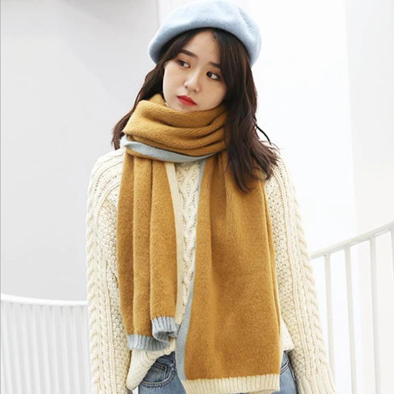 Зимний шарф для женщин и мужчин роскошные брендовые Дизайнерские Длинные