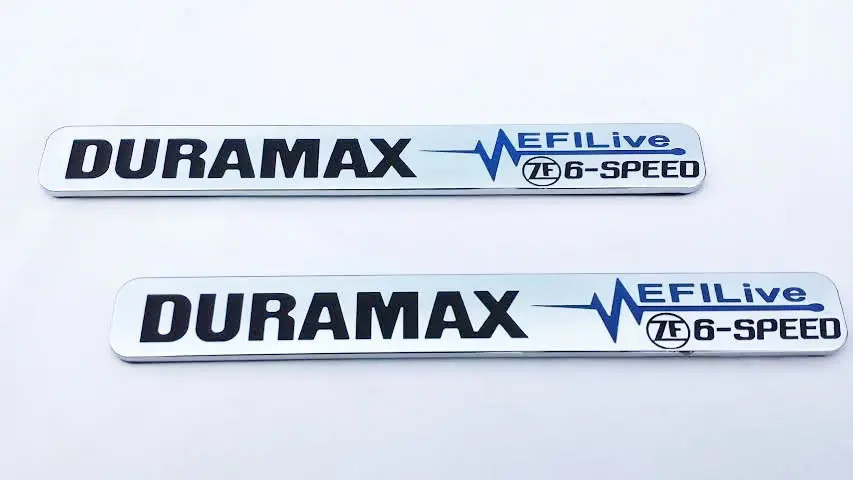 2 Новинка дизель Duramax ZF6 скорость EFI живые эмблемы шесть на выбор два|emblem|emblem m |