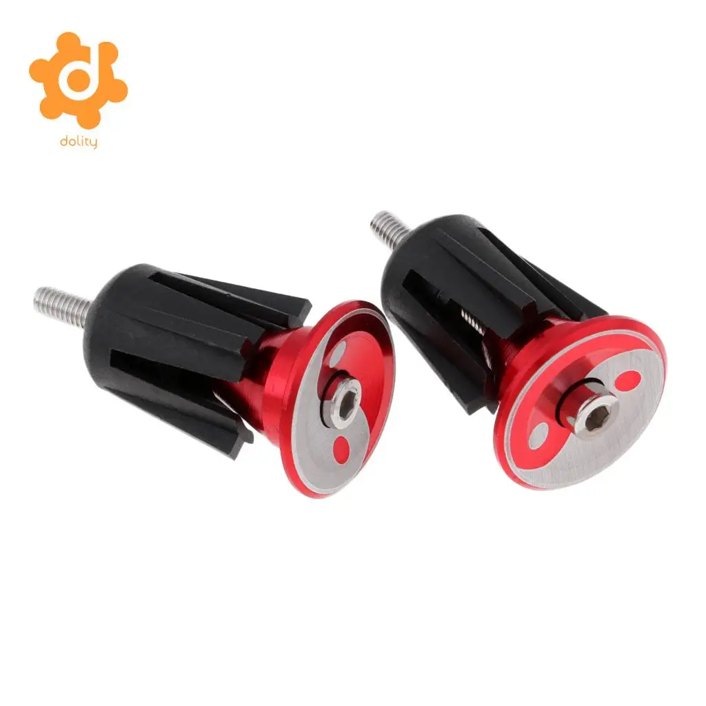 1 пара велосипедный руль Кепки велосипедов MTB ручки Алюминий сплава дорожный