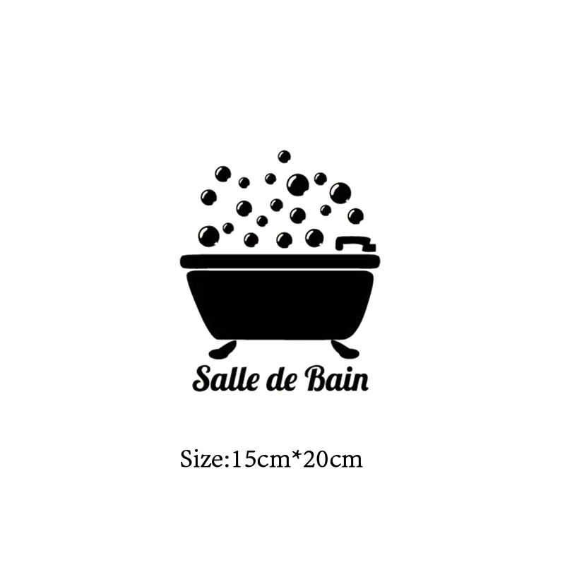 Виниловые наклейки на стену для ванны ванной комнаты | Дом и сад
