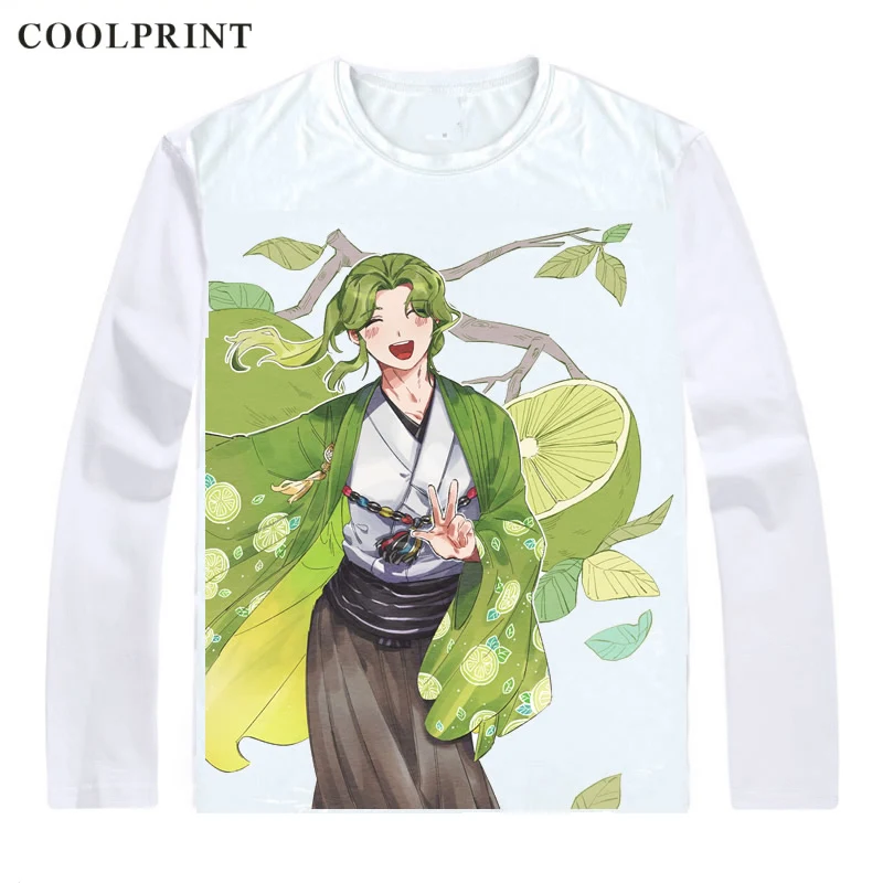 Coolprint Midorikawa Ryuuji T Shirt Inazuma Eleven Ares no Tenbin Men T-shirt Casual Vintage TShirt Printed Long Sleeve Shirts | Мужская