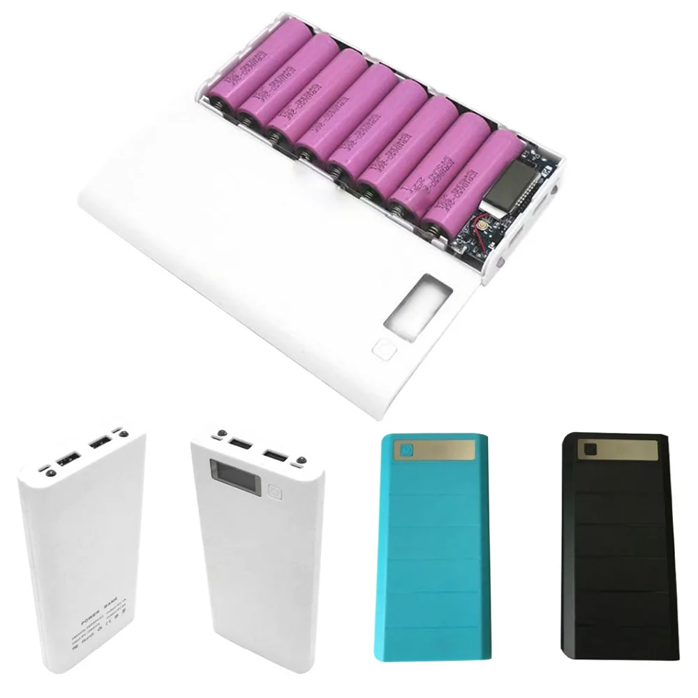 Centechia Портативный USB внешний аккумулятор корпус коробка DIY мобильный Банк питания