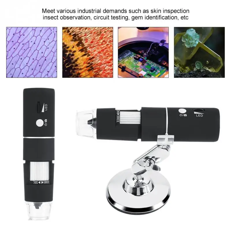 

1000X Magnification Microscope 2MP WiFi Wireless Digital Microscope HD Electron Micro scope Tool