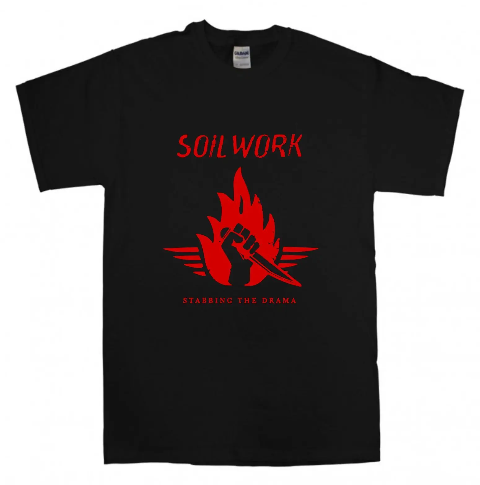 SOILWORK футболка новый черный S XXL Melodic Death Metal в тяжелых FlamesHigh качество