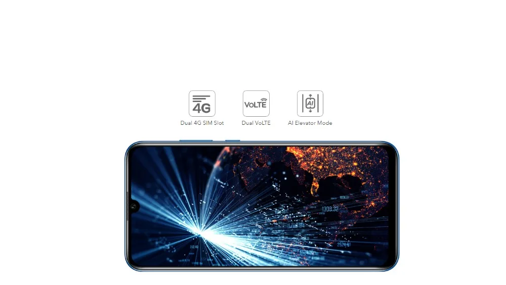 Мобильный телефон honor 20i honor 10i с глобальной прошивкой, honor 20 lite, 6,21 дюйма, Kirin 710, Восьмиядерный, разблокировка отпечаток лица