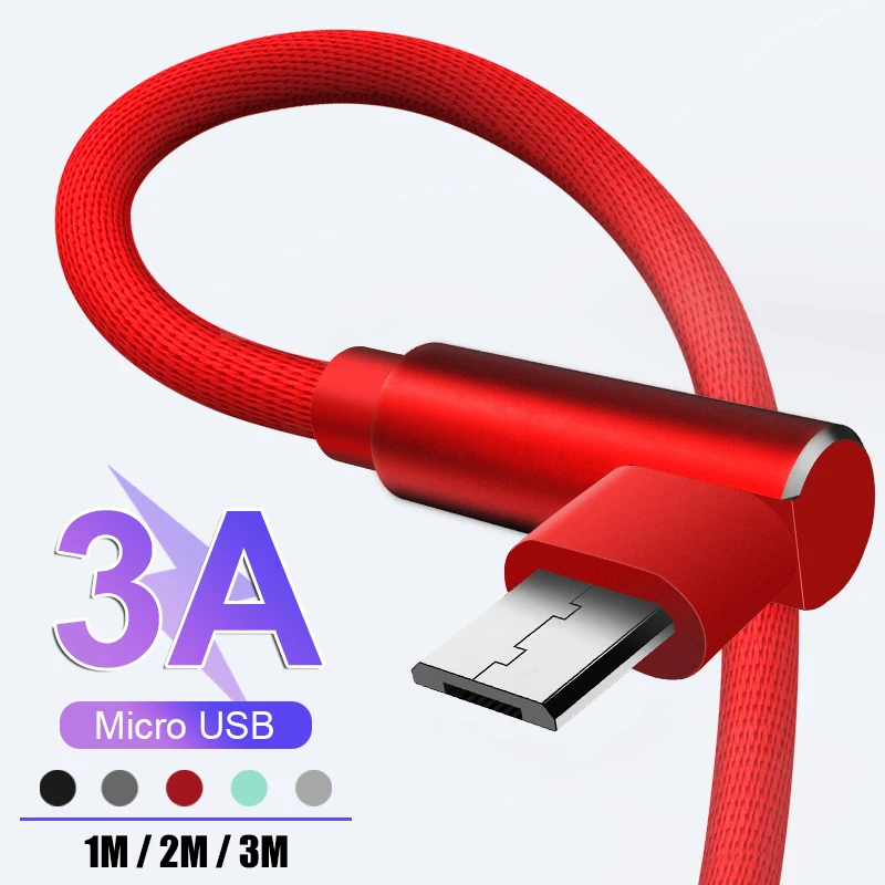 Micro USB кабель 3A Быстрая зарядка для Xiaomi Redmi Note 7 Pro Android телефон кабель для передачи данных для samsung S10 huawei микро зарядное устройство Шнур