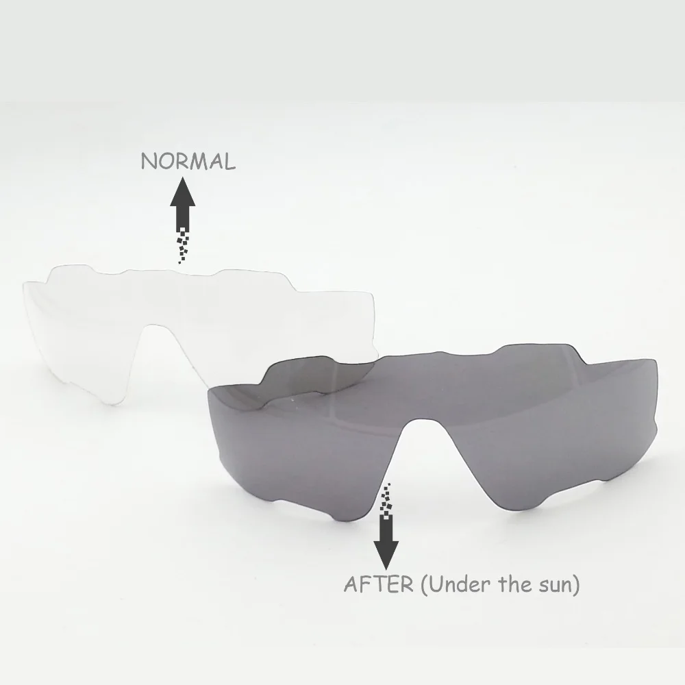 A Photochromic lens Tryway фотохромная линза высшего качества JBR объектив/близорукость рамки/поляризованные велосипедные линзы/Цветные MTB дорожный объектив - Цвет: A Photochromic lens