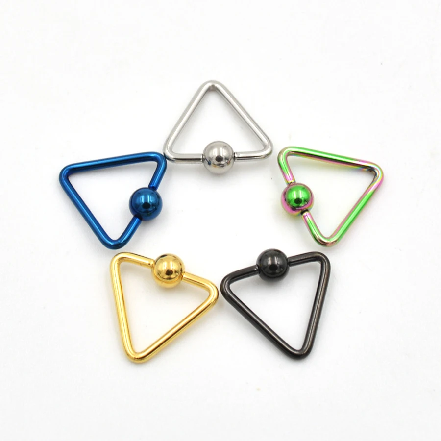 100 шт. кольца для бровей 4 цвета | Украшения и аксессуары