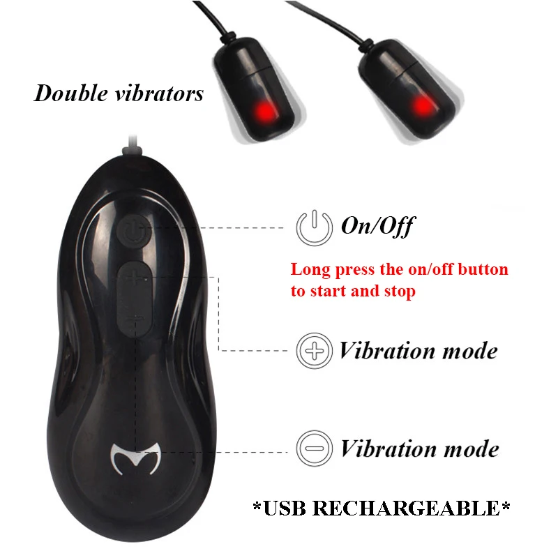 Секс-игрушки для мужчин перезаряжаемый Массажер пениса с 2 колпачками Мужской