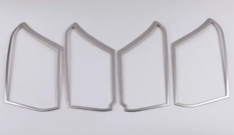 Stainless steel Автомобильный Стайлинг палка из нержавеющей стали, детектор внутри двери, аудио звук, кольцо, отделка 4 шт. для Toyota New Camry XV70 - Название цвета: Stainless steel