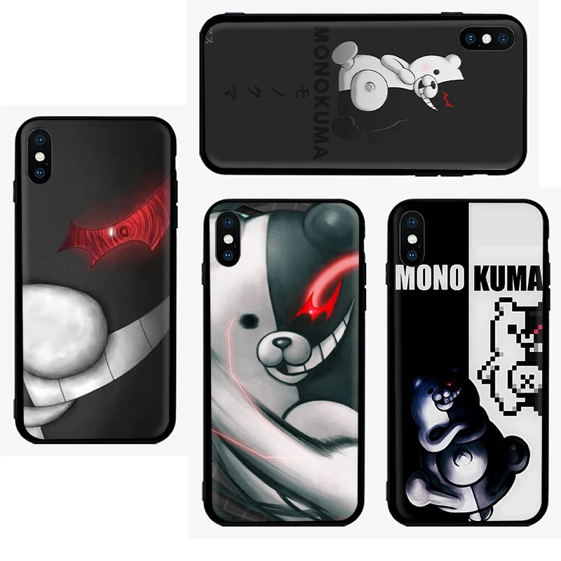 Мягкий чехол Danganronpa monokuma для телефона iPhone 5 5S SE 2020 6 6S Plus 7 8 X XS XR 11 12 Pro Max Mini|Бамперы| |