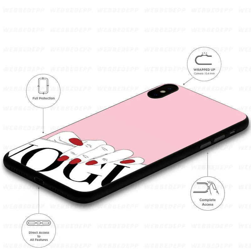 WEBBEDEPP VOGUE Girl Мягкий чехол для Huawei Mate Honor 20 6A 7A 7C 7X 8 9 9X 10 View Lite Pro 30 |