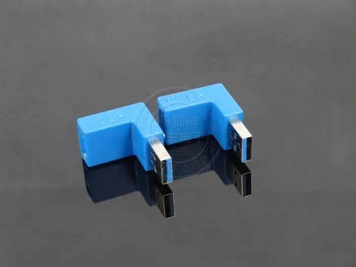 

Новинка 1 шт. USB адаптеры USB 2,0 штекер-гнездо 90 градусов вверх вниз правый угловой адаптер Разъем черный оптовая продажа
