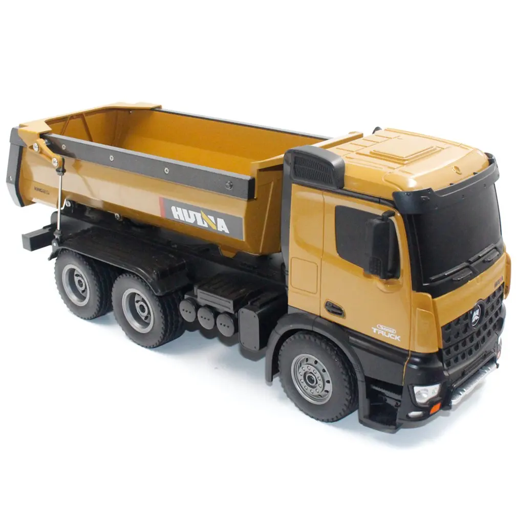 HUINA 1573 1/14 10CH сплав RC самосвал игрушка инженерная конструкция дистанционное управление автомобиль игрушка RTR RC грузовик подарок для мальчиков