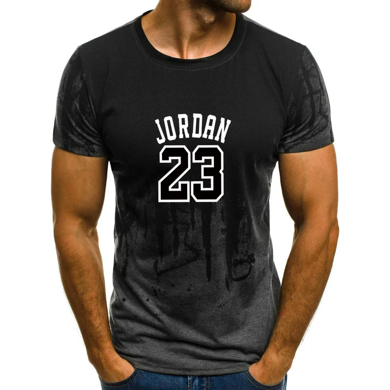 Мужская футболка Jordan 23 с принтом в стиле хип-хоп для фитнеса 2019 | одежда