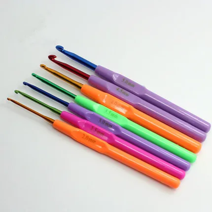 Высококачественные Алюминиевые крючки для вязания 1 шт. игла инструменты шитья