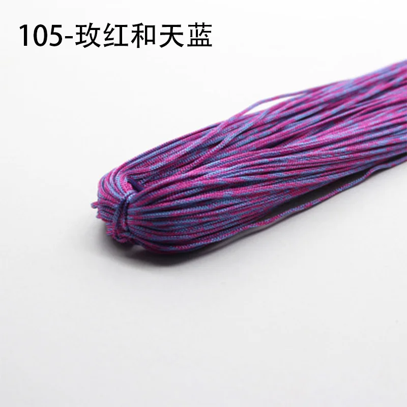 Красочные DIY вязальные нитки для сумок, шляп, обуви, практичное ручное плетение, нить для одежды, шарф, украшения ручной работы, шнуры - Цвет: 105
