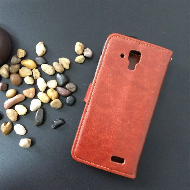 Для Lenovo a536 a358t чехол gzkb Роскошный кожаный флип для ультра тонкий Бизнес бумажник
