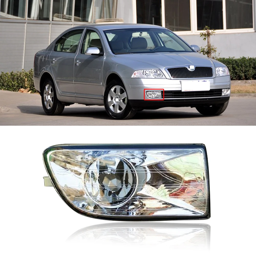 Capqx для Skoda Octavia 2007 2008 2009 ПТФ в передний бампер Foglamp дневные ходовые огни DRL дальнего света Foglight без лампы