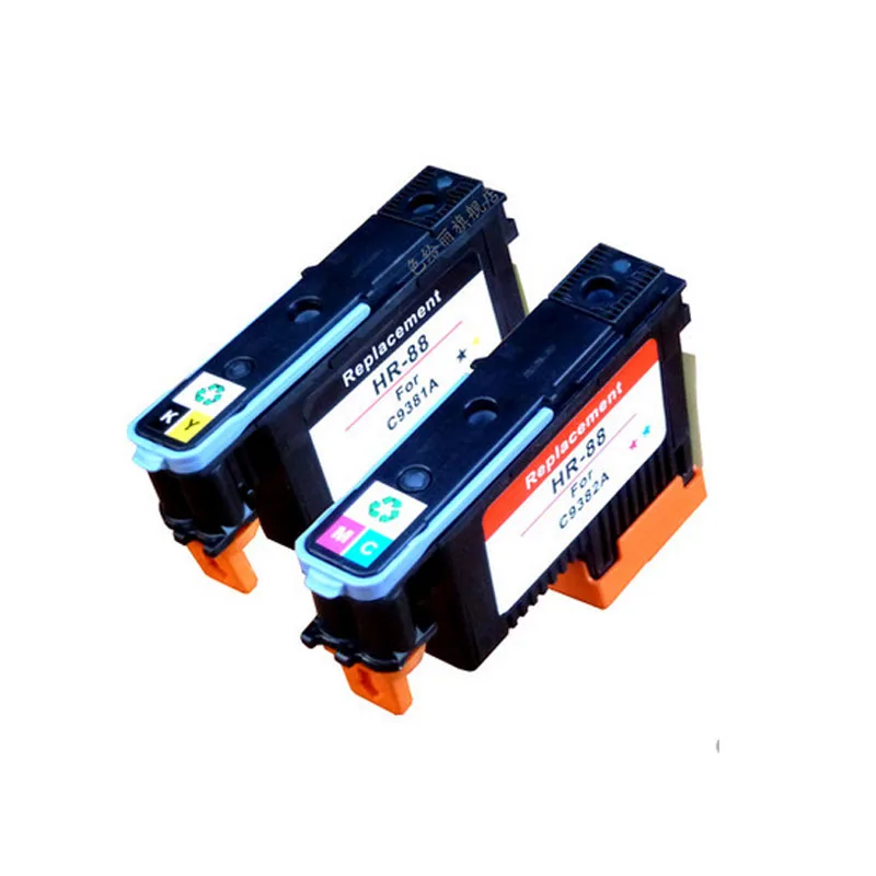 2PK печатающая головка для HP 88 C9381A C9382A K550 K8600 L7480 L7550 L7555 L7580 L7590 L7650 L7680 L7681 L7780 принтер |
