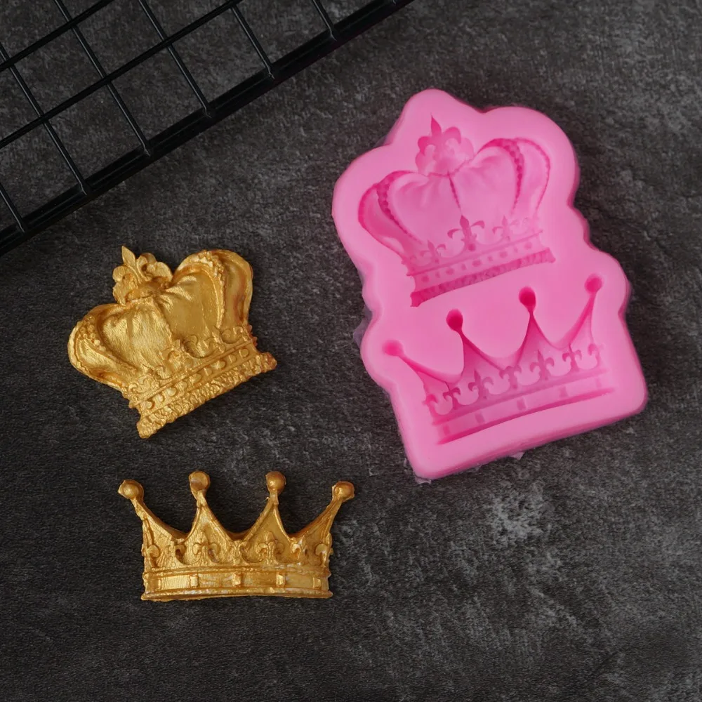 Европейская форма короны Силиконовая Форма Sugarcraft Инструменты для украшения