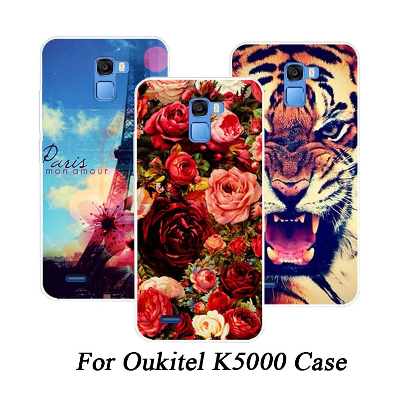 Новое поступление силиконовый мягкий чехол из ТПУ для Oukitel K5000 5 7 '' с милым