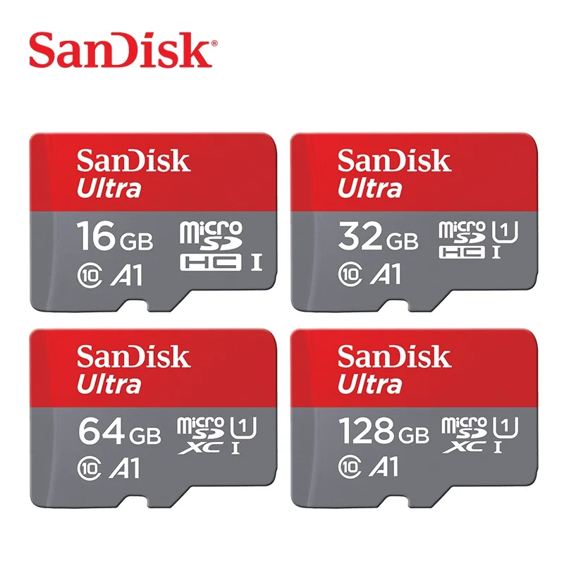 Sandisk tf карта памяти 16 ГБ 32 micro sd 64 Гб 128 C10 высокая скорость cartao de memoria 256 класс 10|Карты