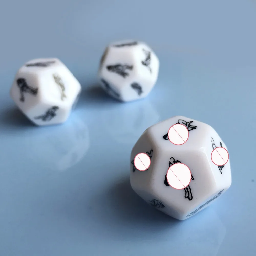 Забавные эротические игральные кости Романтика Любовь Юмор Азартные игры для