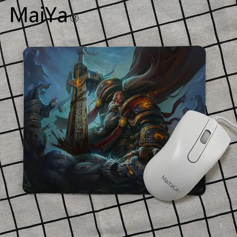 No Lock Edge25x29cm MaiyaBoy Подарочный коврик World of Warcraft для геймеров, скоростные мыши, розничная, маленький резиновый коврик для мыши,,, игровой коврик для мыши - Цвет: No Lock Edge25x29cm