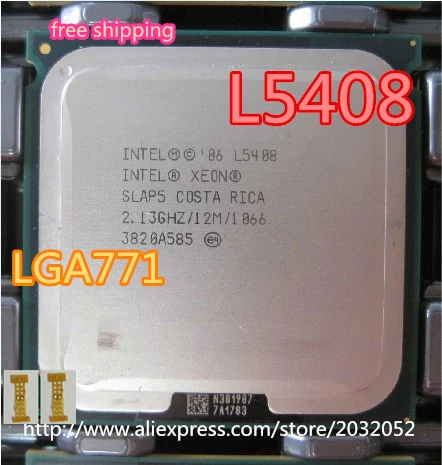 Серверный процессор Intel Xeon L5408 2 13 ГГц Кэш память LGA771 L2 12 МБ четырехъядерный