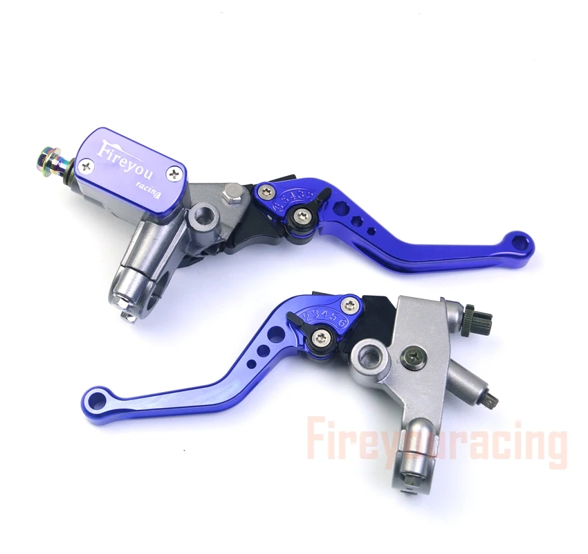 Fireyouracing рычаг 7/8 ''мотоциклетная ручка Тормозная Линия рычаг сцепления для Honda CR85 CR125 CR250 Байк питбайк KTM Duke SX EXC