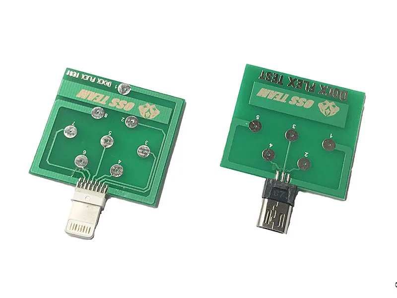 10 шт. Youkiloon Micro USB/IP 5 Pin PCB Тесты доска для iPhone Android мобильного Батарея Мощность Charging
