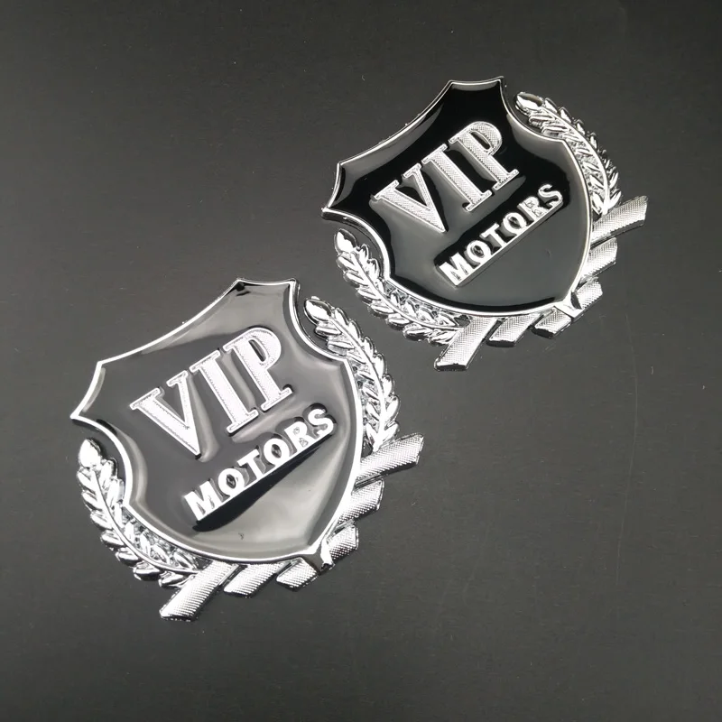 2 шт./лот 3D металлический автомобильный Стайлинг VIP Эмблема Наклейки для Volkswagen vw