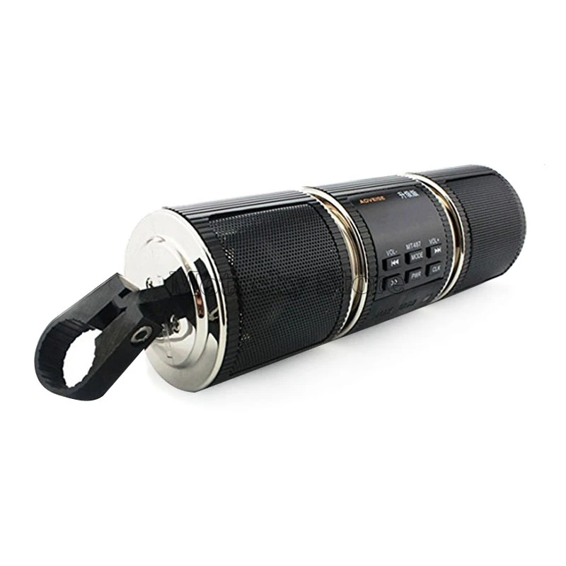 Мотоциклетный mp3-плеер Bluetooth-динамик с FM-радио на руль динамик регулируемым