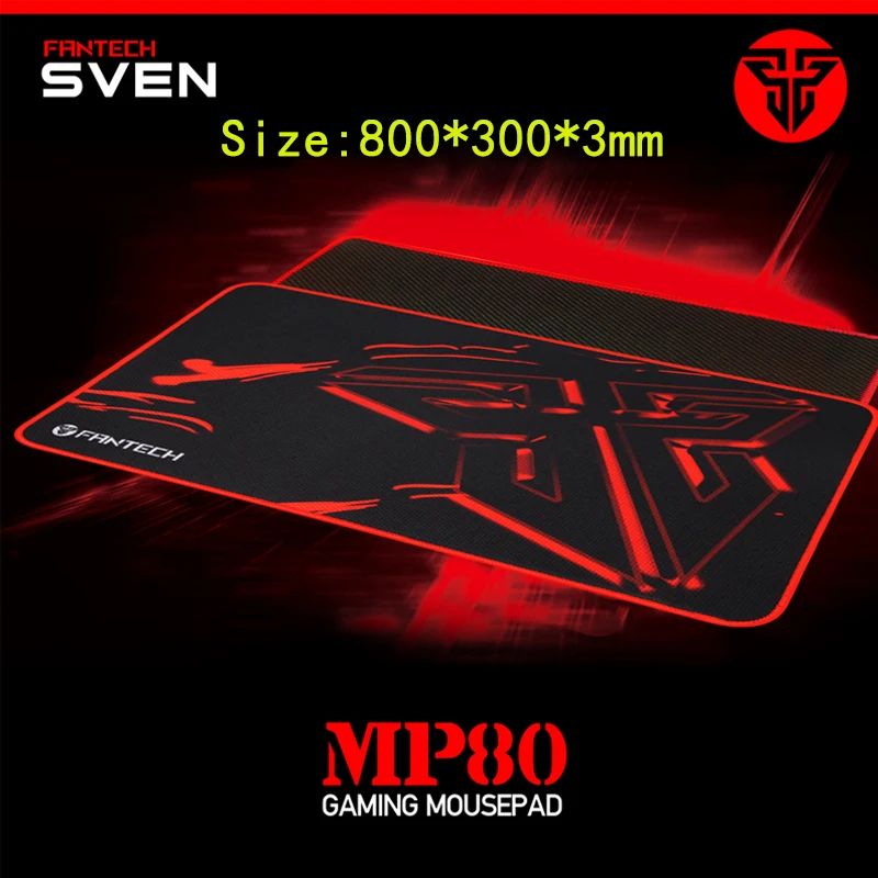 FANTECH MP35/44/80 игровой Мышь площадку резиновые 800*300*3 мм Мышь коврик прочный удобные гладкие для игры в офисе