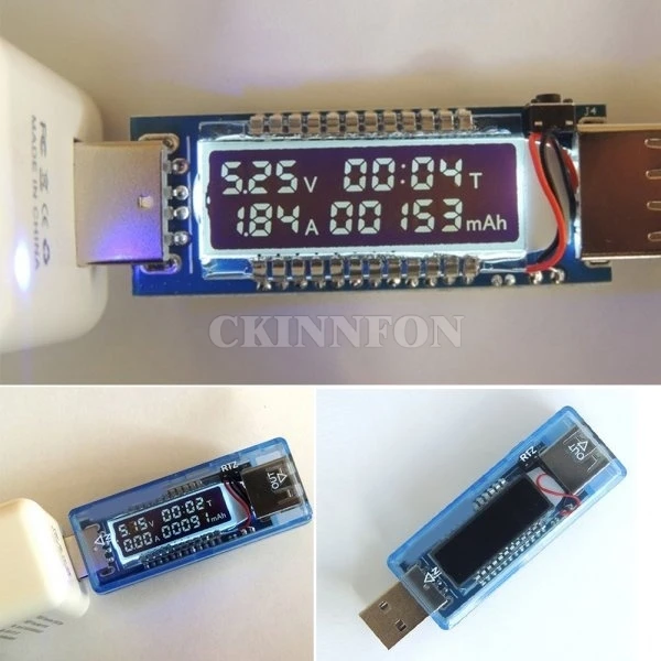 

200Pcs/Lot Hot USB Charger Doctor Mobile Power Detector Battery Test Voltage Current Meter