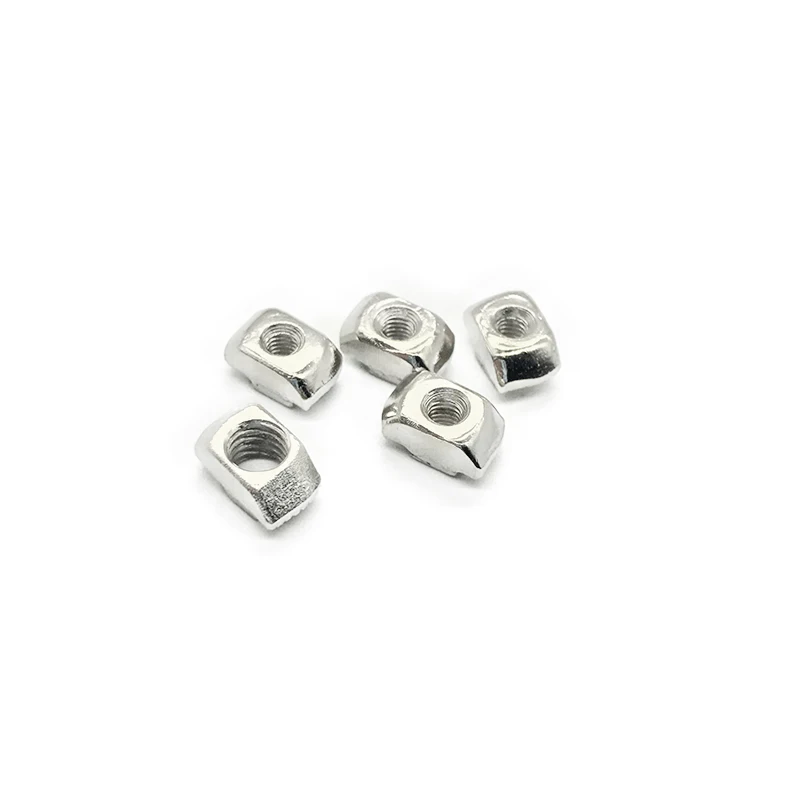 100 шт M3/M4/M5 * 10*6 для 20 серий Т гайка раздвижная Молоток падение застегнуть разъем 2020