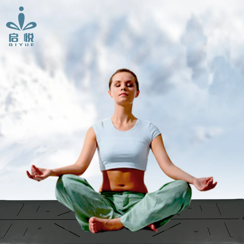 Новый натуральный резиновый коврик для йоги занятий фитнесом гимнастический