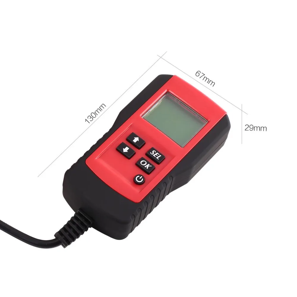AE300 12V LCD Автомобильный цифровой автомобильный аккумулятор авто система