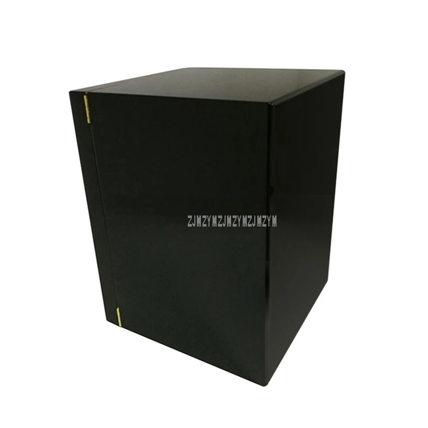 COHIBA черный роскошный 4 ящика из кедрового дерева Деревянный шкафчик для хранения сигар "humidor" ящик для хранения с увлажнитель с гигрометром