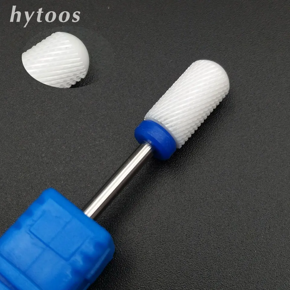Сверла HYTOOS круглые для маникюра 3/32 дюйма|nail drill bits|ceramic nail drillnail |
