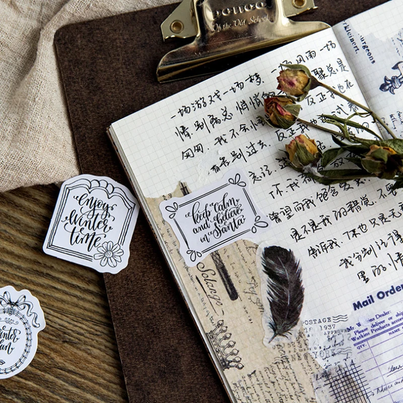 45 шт./кор. английский написать письмо стикер фотоальбом скрапбукинг декора