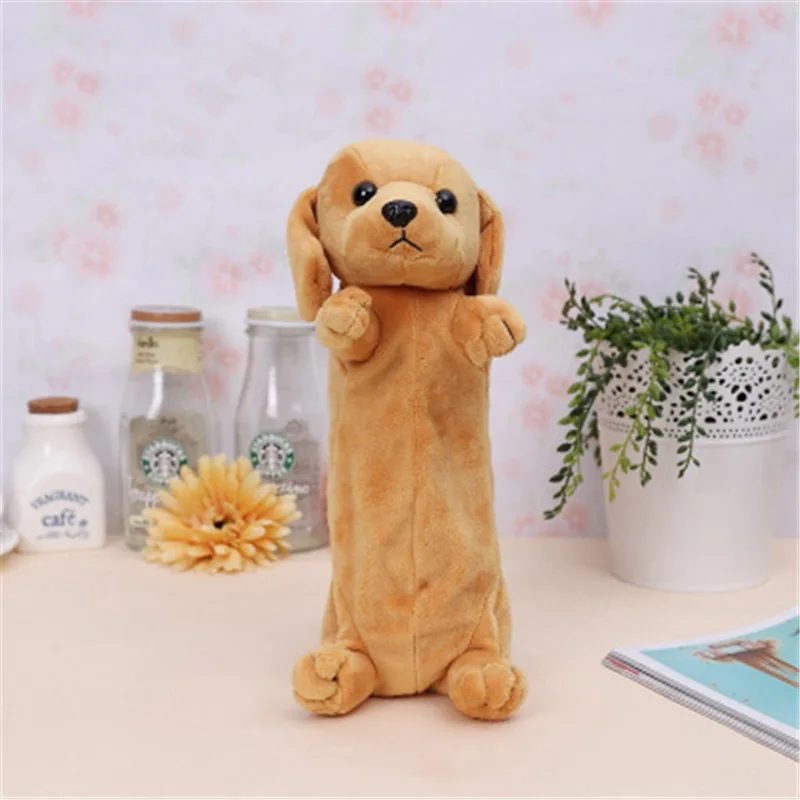 2019 Kawaii Animal школьная мягкая плюшевая игрушка Чихуахуа сумка для собак Papelaria пенал