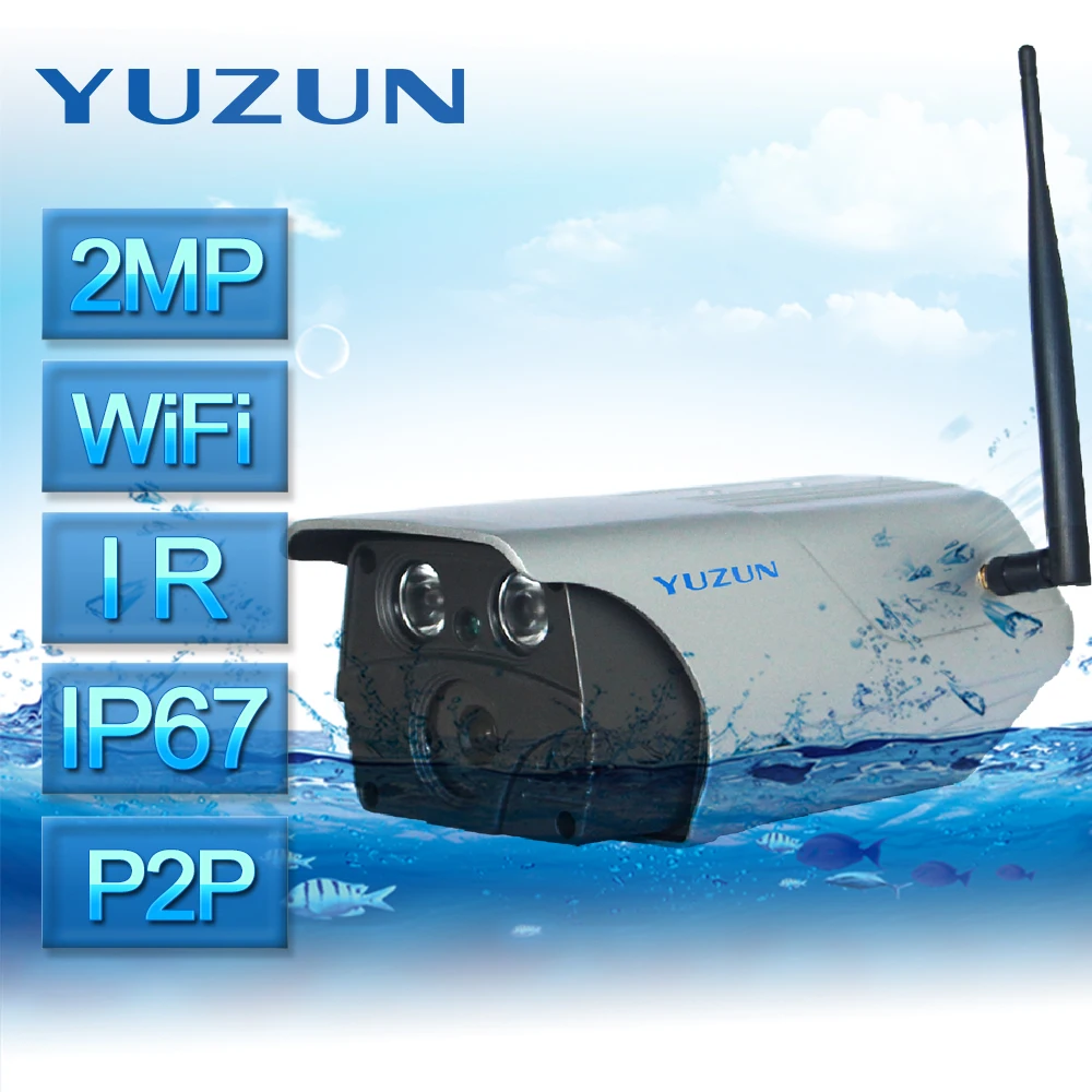 1080P беспроводная камера безопасности водонепроницаемый класс IP67 видеокамера