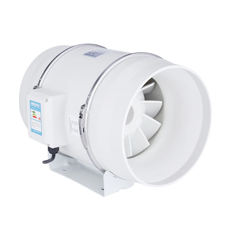 Platinum Pipe Fan Silent Ventilation Kitchen Fume Exhaust Powerful Exhaust Fan Bathroom Ventilation Fan HF-200