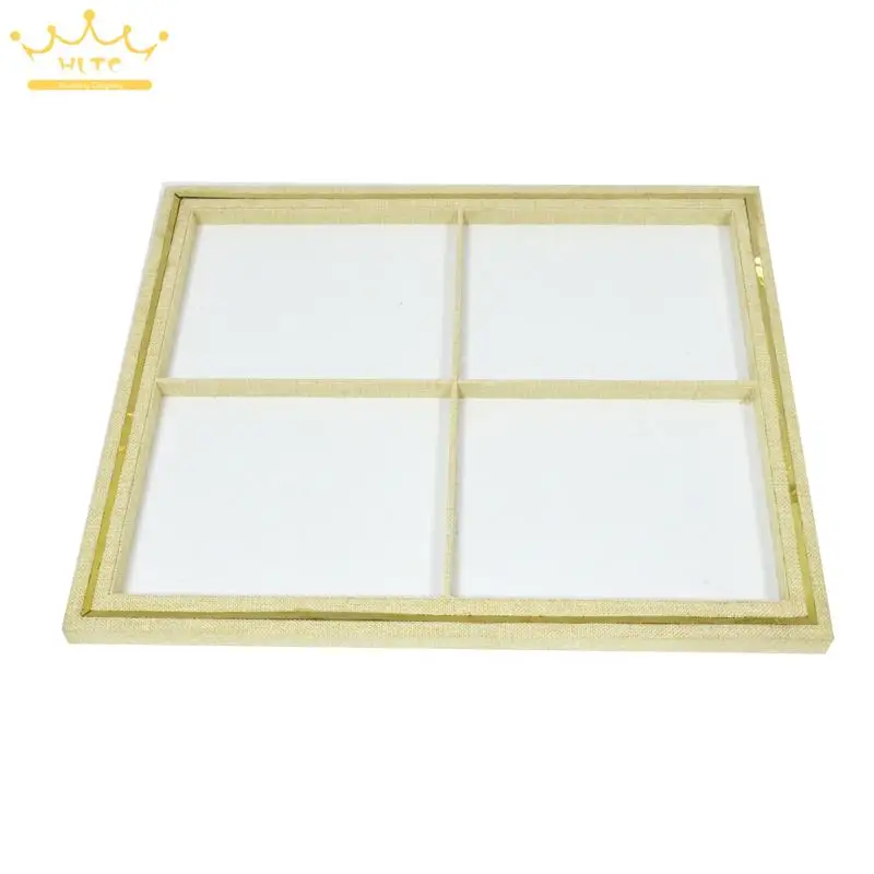

Newest 40*50CM High-grade Linen Necklace Display Tray Jewelry Stand Organizer Show Case Ring Pendant Organizer Showcases
