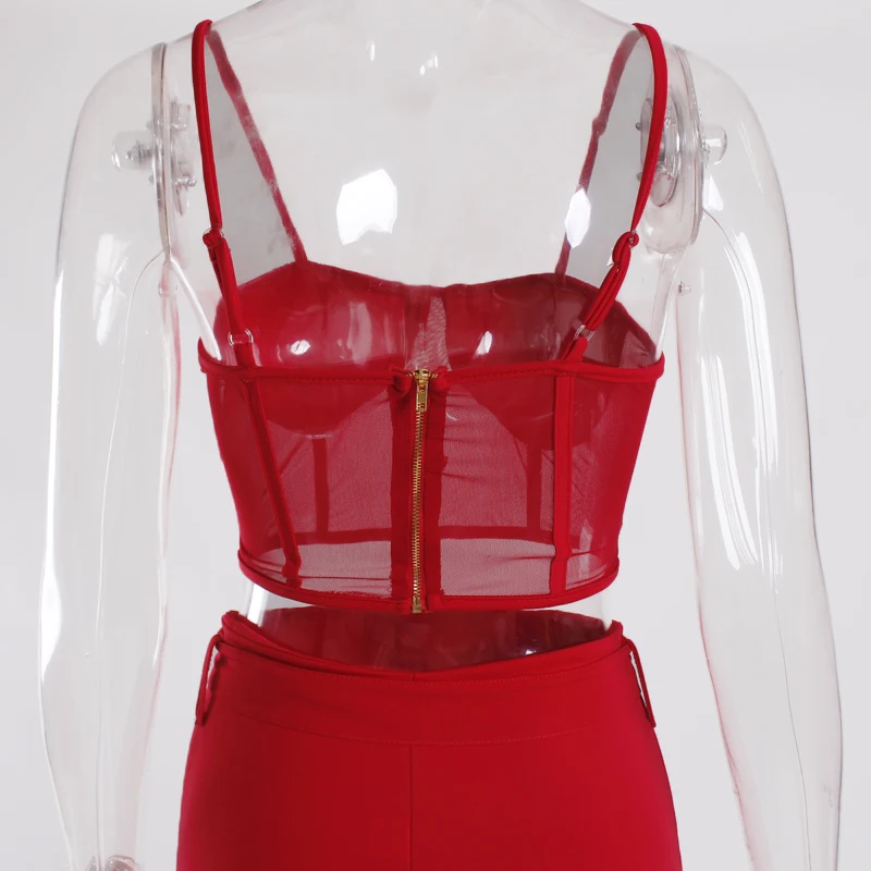 Пикантные красные летние наряды Прямые ботинки с вырезами Открытая спина на